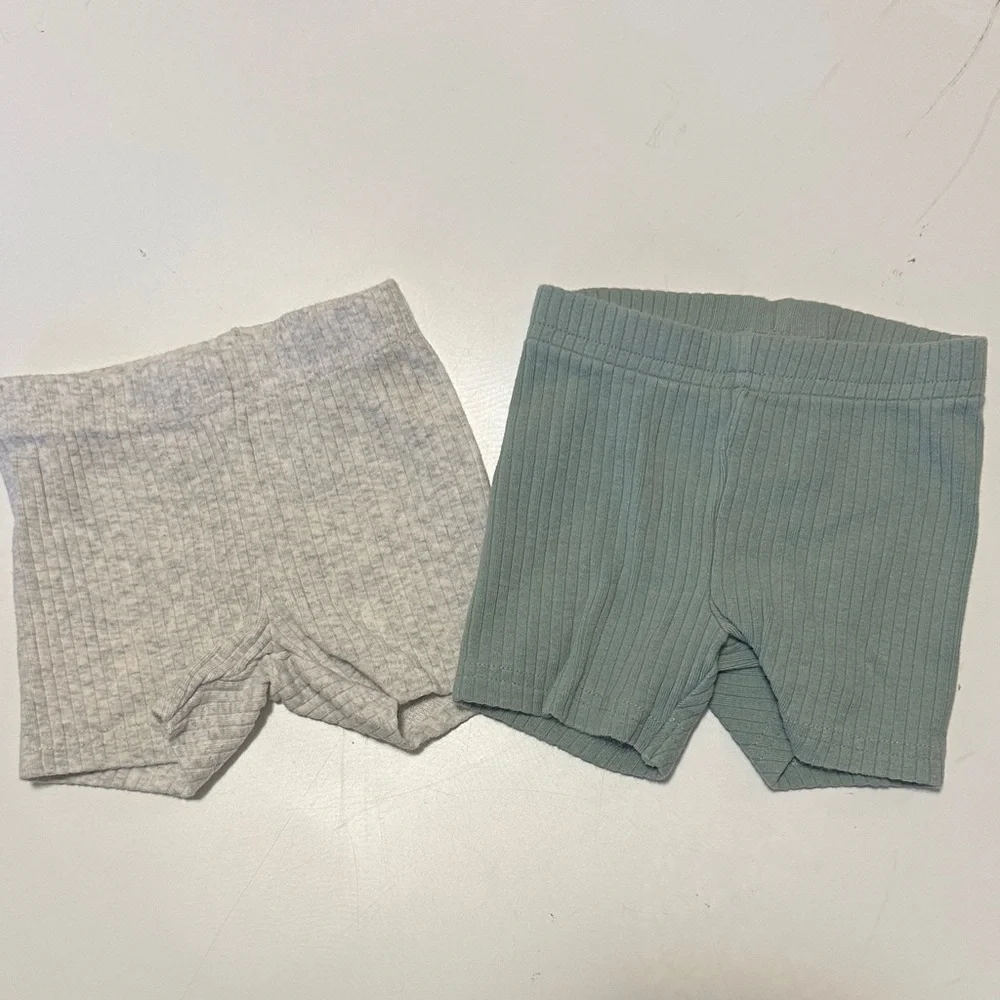 Carter's Little Planet Organic Baby Shorts in Light Gray